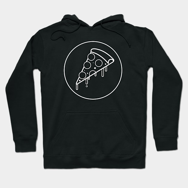 Pizza Hoodie by lime line